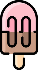 ice cream (2) illustration on a white background     