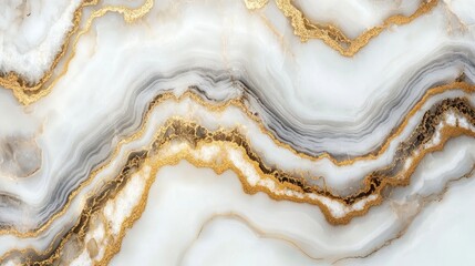 Fototapeta premium Intricate veined pattern of a luxurious marble texture.