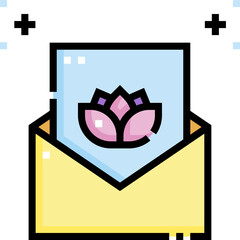 invitation illustration on a white background     