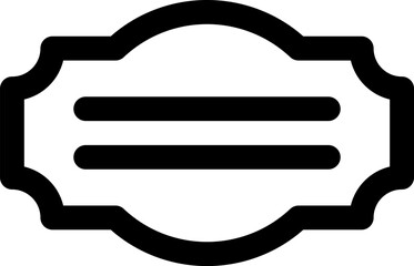 label illustration on a white background     