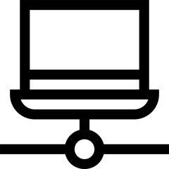 laptop illustration on a white background     