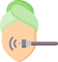 laser illustration on a white background     