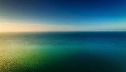 Obraz premium calm abstract gradient with earthy green and deep blue tones