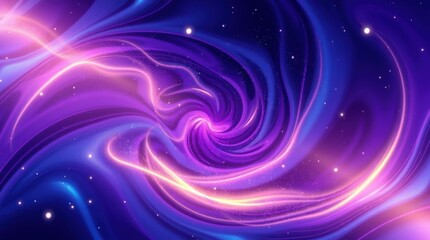 Abstract swirling vortex of vibrant colors (4)