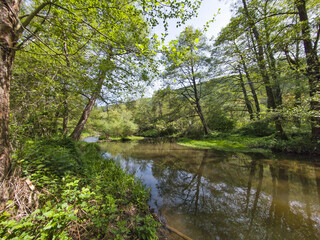 Obraz premium Iskar river near Pancharevo lake, Bulgaria