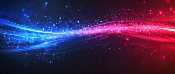 Obraz premium Abstract light trails design