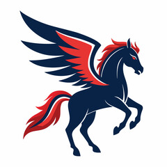 Winged Horse Icon Pegasus