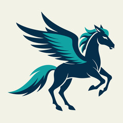 Winged Horse Icon Pegasus