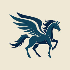Winged Horse Icon Pegasus