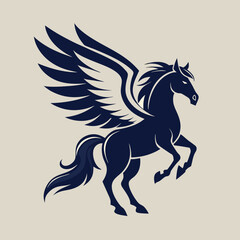 Winged Horse Icon Pegasus