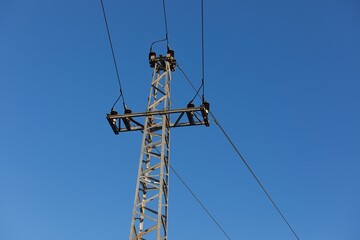 Electric line post three-phase