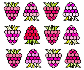 seamless pattern with berries