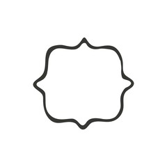 Frame clip art design on plain white transparent isolated background for card, shirt, hoodie, sweatshirt, apparel, tag, mug, icon, poster or badge