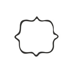 Frame clip art design on plain white transparent isolated background for card, shirt, hoodie, sweatshirt, apparel, tag, mug, icon, poster or badge