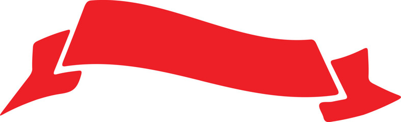 Obraz premium Banner ribbon clip art design on plain white transparent isolated background for card, shirt, hoodie, sweatshirt, apparel, tag, mug, icon, poster or badge