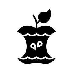 Apple icon on white background