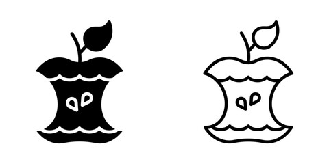 Apple icon on white background