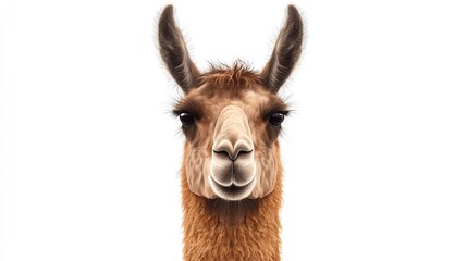 Obraz premium Llama portrait, close-up