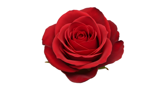 Red Rose PNG White or Transparent Background