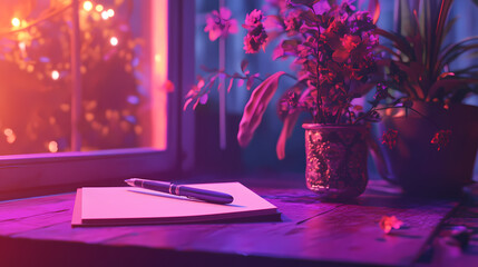 elegant meticulously workspace desk