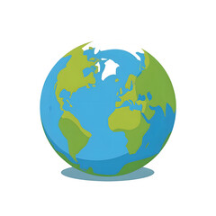 Naklejka premium Planet Earth Globe PNG Clipart