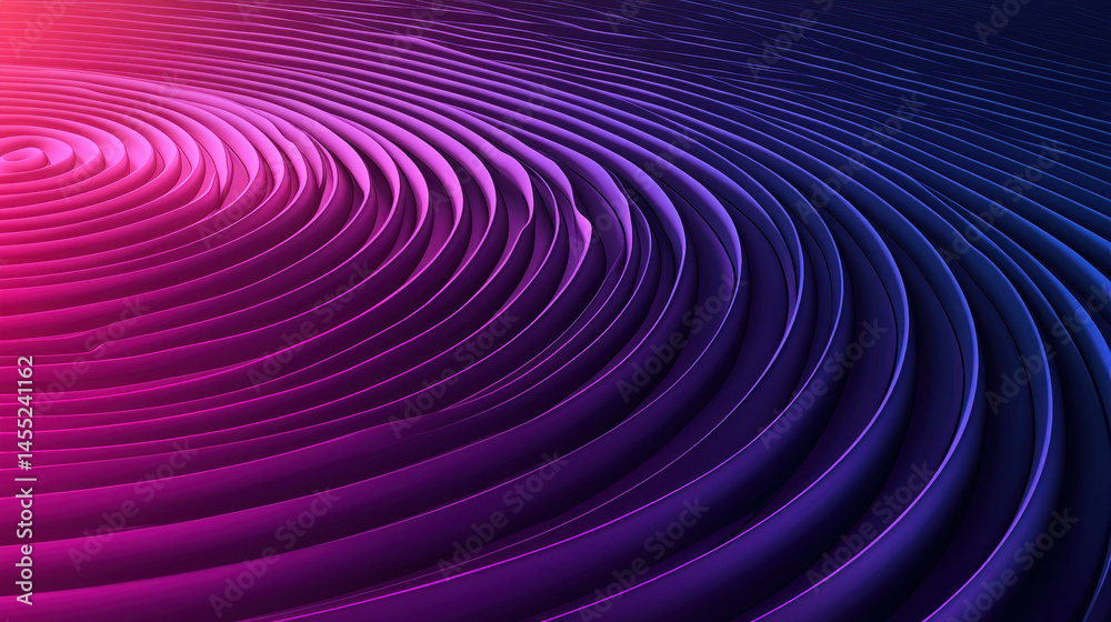 Poster a mesmerizing 3d background showcasing circular creativity and realistic depth in 4k resolution, sid