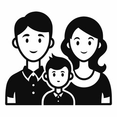 happy family vector