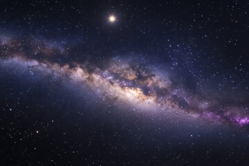 Fototapeta premium Milky way galaxy artistic view