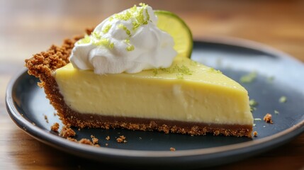 Lemon pie slice