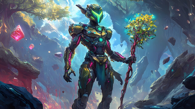 geb futuristic earthinspired armor