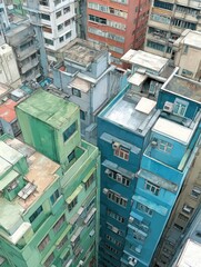 Vibrant Urban Landscape from Above