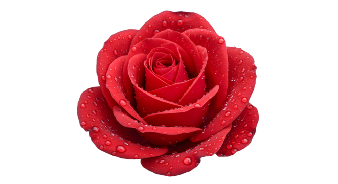 Red Rose PNG White or Transparent Background