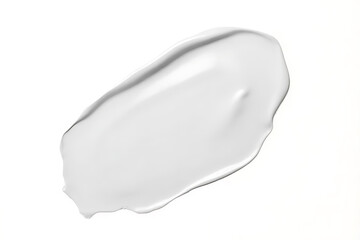 Fototapeta premium Smooth white cream application studio photography minimalist close-up beauty concept