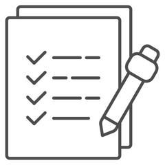 Planning  Icon Line Element For Design