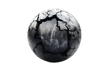 Cracked Deep Space Orb