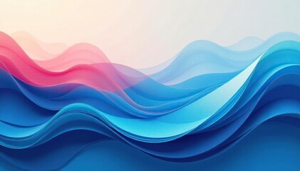 Fototapeta premium Abstract wavy lines, calming ocean-inspired design, shadow, print, ripple