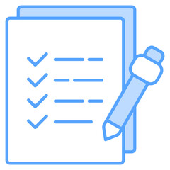 Planning  Blue Icon 