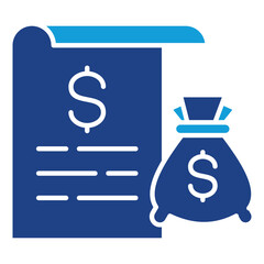 Budget  Dual Tone Icon 