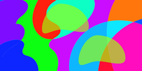 Vector Background of colorful liquid and fluid for summer collection