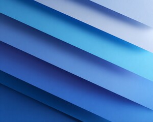 Fototapeta premium Diagonal Gradient of Blue Rectangles