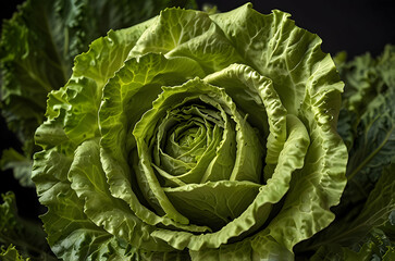 Fototapeta premium Whole Head of Lettuce