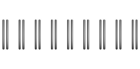 Realistic Metal Binder Vector Illustration.