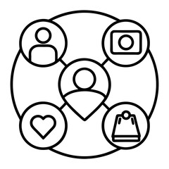 Social-media-day Vector Illustration Printable Graphic Design for Digital Download
