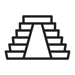 pyramid Line Icon