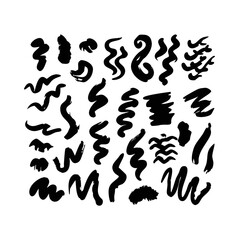 Abstract Black And White Smoke Background With Blurred Motion Effect For Design