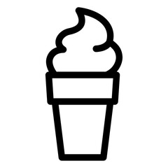 ice cream cone icon