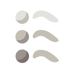 Modern Checklist Icon In Soft Neutral Colors Against A Black Background