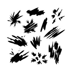White Splatter On A Black Background Creates An Abstract Pattern For Graphic Design