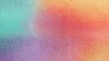 Fototapeta premium Grunge Texture Gradient Teal, Orange, Red, and Purple Color Blend Background