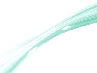 Abstract Background With Aqua Curved Lines on Transparent Isolated
